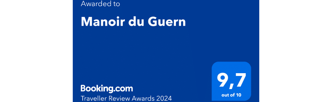 Award booking pour le manoir du guern